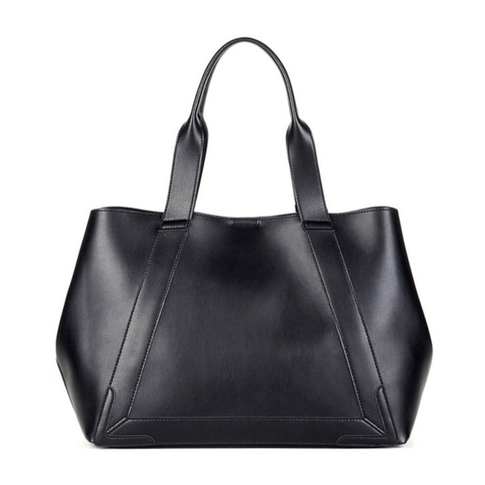 Sole Society Decklan Satchel Shoulder Bag (Black)